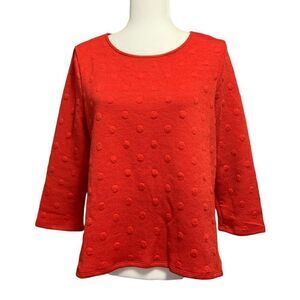 𝅺anthropologie W5 Polka Dot Textured Top